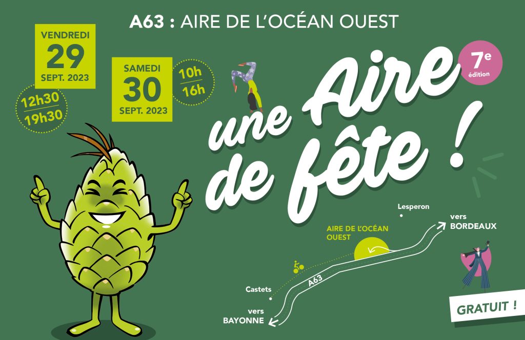 Animations sur l'autoroute 29-30 septembre 2023 - Aire de l'Océan Ouest - A63